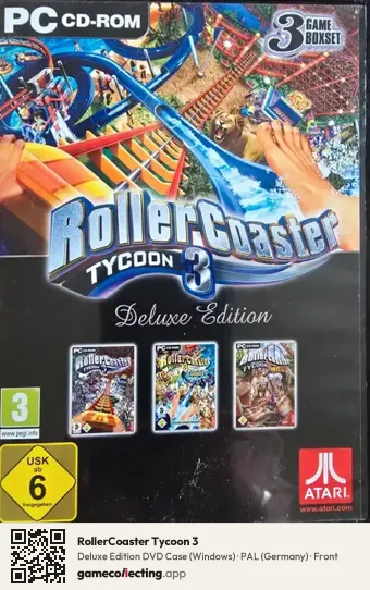 RollerCoaster Tycoon 3 Computer, Germany box front