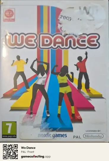 We Dance Nintendo Wii, PAL box front