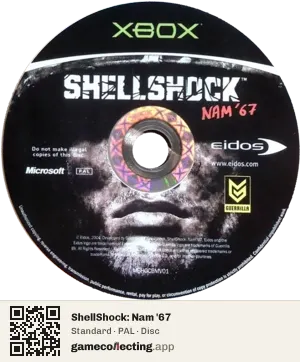 ShellShock: Nam '67 Xbox, PAL disc