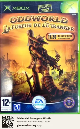 Oddworld: Stranger's Wrath Xbox, Germany box front