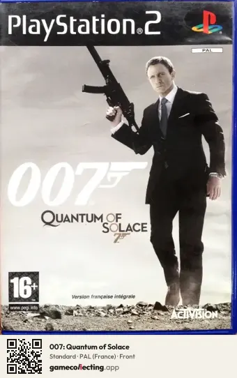 007: Quantum of Solace PlayStation 2, France box front