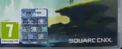 Lost Sphear, the PEGI square on its front