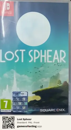 Lost Sphear Nintendo Switch, PAL box front