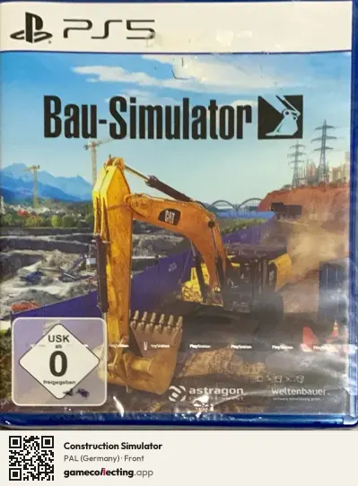 Construction Simulator PlayStation 5, Germany box front