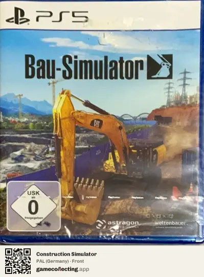 Construction Simulator PlayStation 5, Germany box front