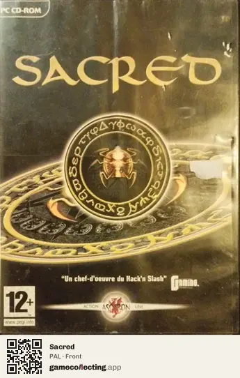 Sacred Computer, PAL box front