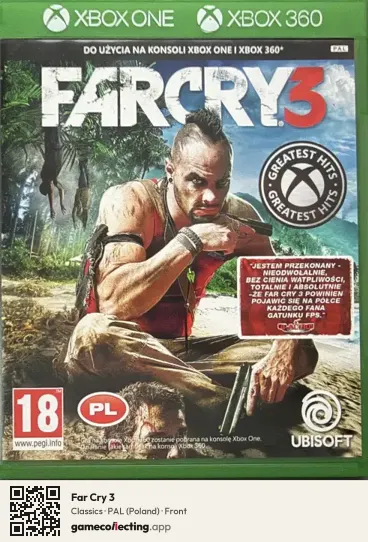 Far Cry 3 Xbox 360, Poland box front