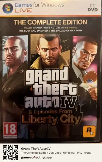 Grand Theft Auto IV Computer, PAL box front