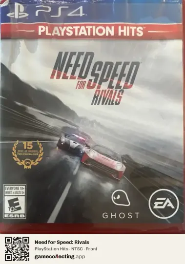 Need for Speed: Rivals PlayStation 4, NTSC box front