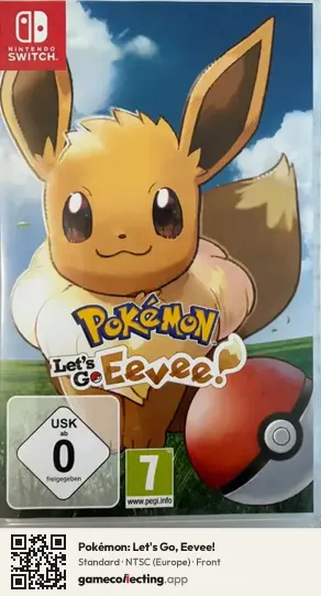 Pokémon: Let's Go, Eevee! Nintendo Switch, Europe box front