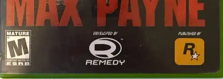 Max Payne, the ESRB box on its front