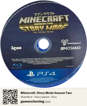 Minecraft: Story Mode Season Two PlayStation 4, Asia disc