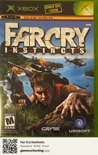 Far Cry Instincts Xbox, NTSC box front
