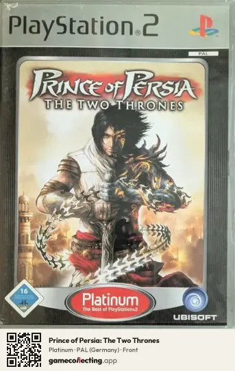 Prince of Persia: The Two Thrones PlayStation 2, Germany box front