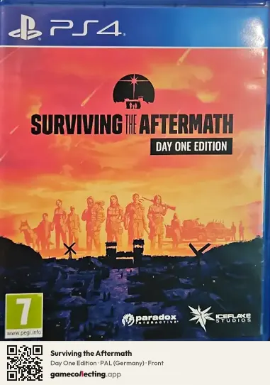 Surviving the Aftermath PlayStation 4, Germany box front