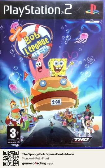 The SpongeBob SquarePants Movie PlayStation 2, PAL box front
