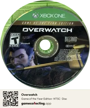 Overwatch Xbox One, NTSC disc