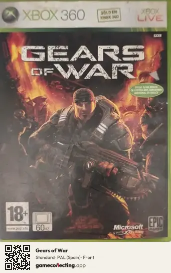 Gears of War Xbox 360, Spain box front