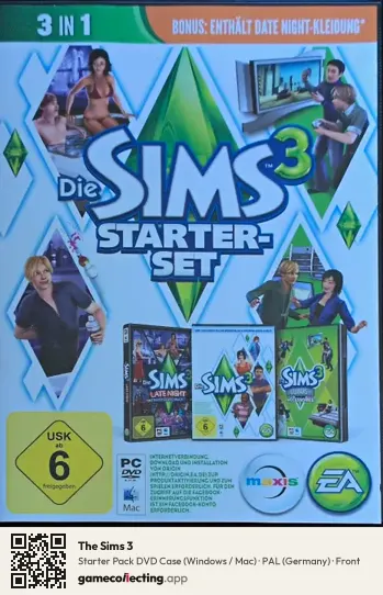 The Sims 3 Computer, Germany box front