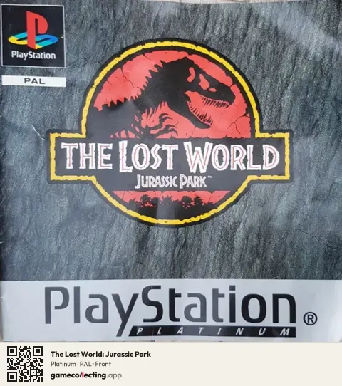 The Lost World: Jurassic Park PlayStation, PAL box front
