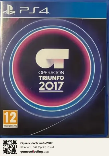 Operación Triunfo 2017 PlayStation 4, Spain box front