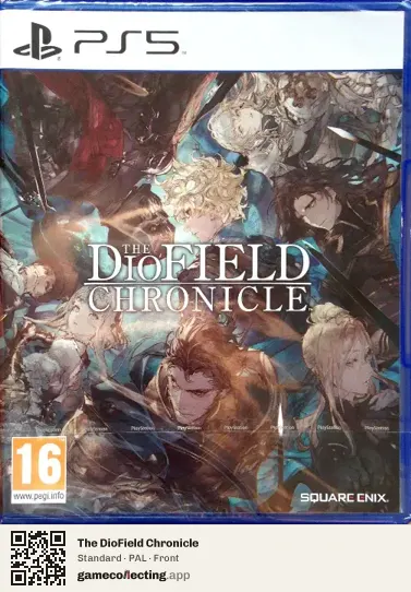 The DioField Chronicle PlayStation 5, PAL box front