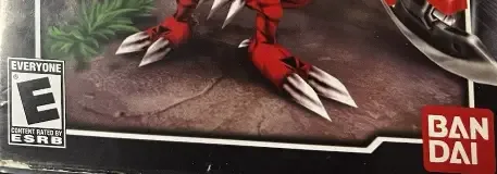 Digimon World 4, the ESRB box on its front
