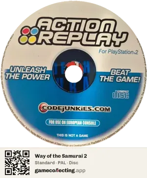 Way of the Samurai 2 PlayStation 2, PAL disc