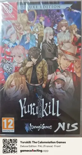 Yurukill: The Calumniation Games Nintendo Switch, France box front