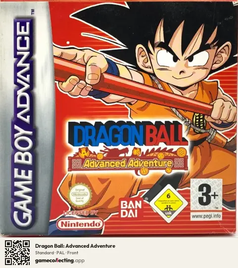 Dragon Ball: Advanced Adventure Game Boy Advance, PAL box front