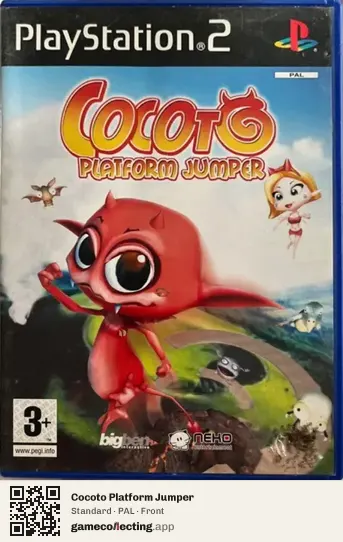 Cocoto Platform Jumper PlayStation 2, PAL box front