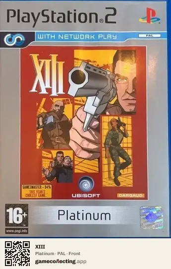 XIII PlayStation 2, PAL box front