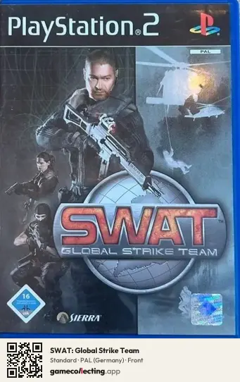 SWAT: Global Strike Team PlayStation 2, Germany box front