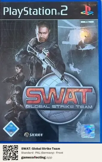 SWAT: Global Strike Team PlayStation 2, Germany box front