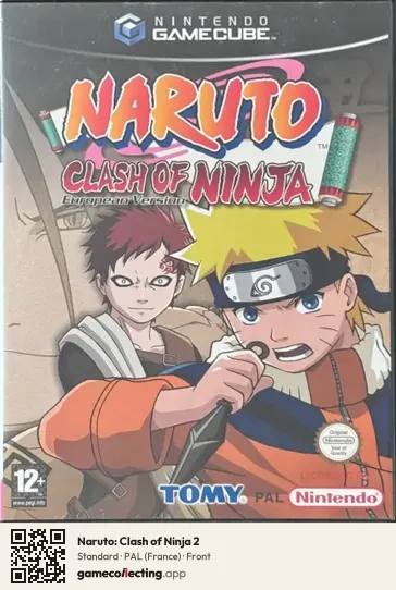 Naruto: Clash of Ninja 2 Nintendo GameCube, France box front