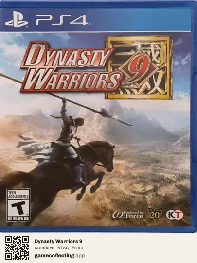 Dynasty Warriors 9 PlayStation 4, NTSC box front