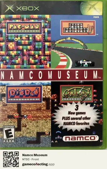 Namco Museum Xbox, NTSC box front