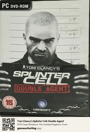 Tom Clancy's Splinter Cell: Double Agent Computer, United Kingdom box front