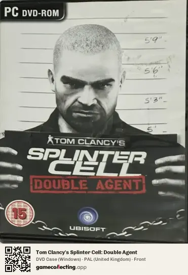 Tom Clancy's Splinter Cell: Double Agent Computer, United Kingdom box front