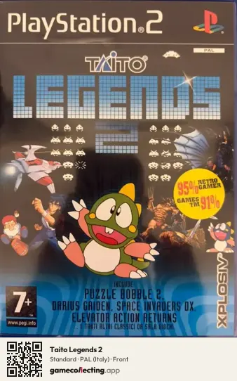 Taito Legends 2 PlayStation 2, Italy box front