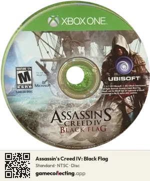 Assassin's Creed IV: Black Flag Xbox One, NTSC disc