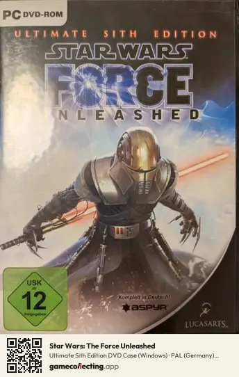 Star Wars: The Force Unleashed Computer, Germany box front