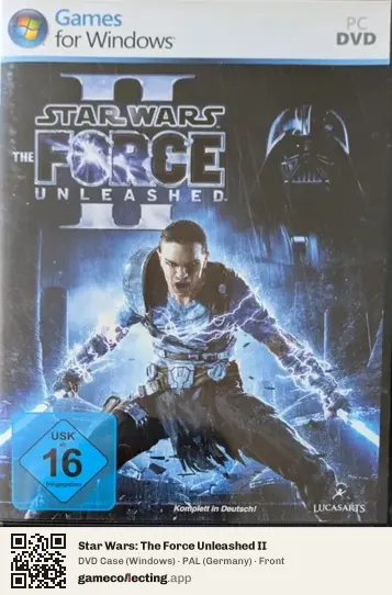 Star Wars: The Force Unleashed II Computer, Germany box front