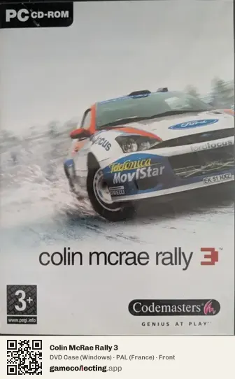 Colin McRae Rally 3 Computer, France box front