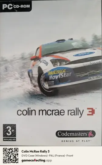 Colin McRae Rally 3 Computer, France box front
