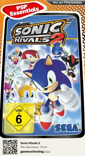Sonic Rivals 2 PlayStation Portable, Germany box front