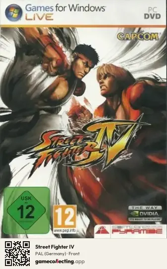 Street Fighter IV Computer, Germany box front