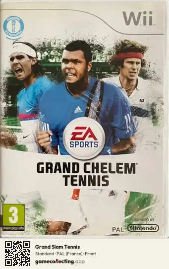 Grand Slam Tennis Nintendo Wii, France box front