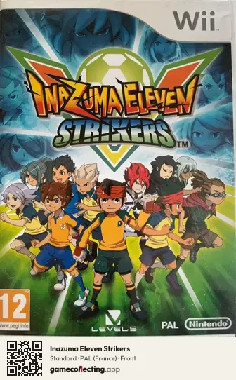 Inazuma Eleven Strikers Nintendo Wii, France box front