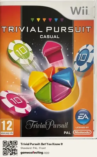 Trivial Pursuit: Bet You Know It Nintendo Wii, PAL box front
